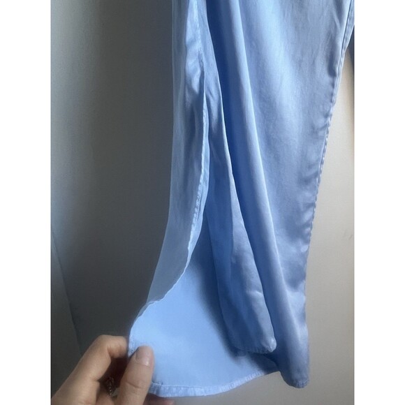 Lunya Washable Silk Pajama Lounging Pants Sz S Elastic Slit Leg Luxury - Picture 4 of 8